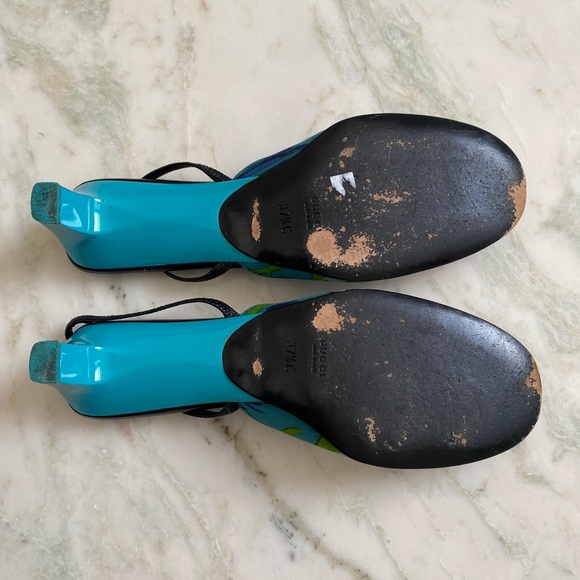 GUCCI FLOWER HEEL - Picture 3 of 5